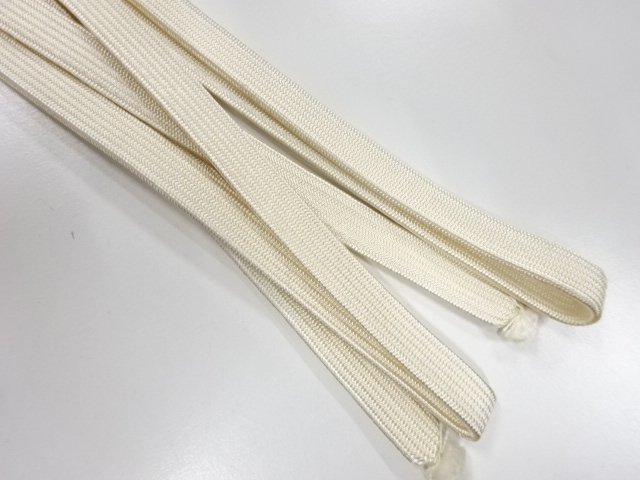  未使用品　正絹　帯留め用　手組四分紐